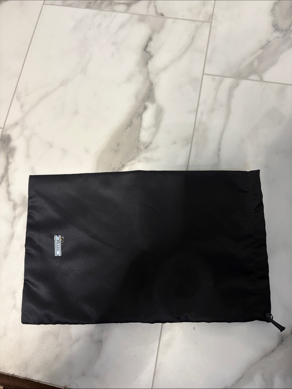 Prada Black Nylon Laptop Sleeve Pouch